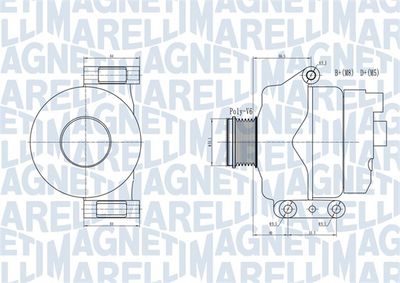 Alternator MAGNETI MARELLI 063731934010