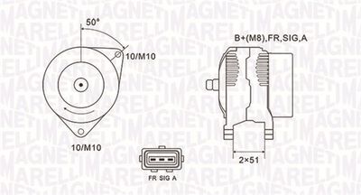 Alternator MAGNETI MARELLI 063731941010