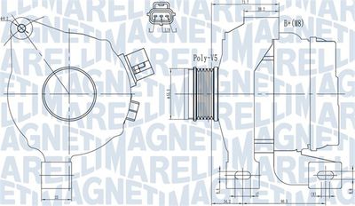 Alternator MAGNETI MARELLI 063731966010