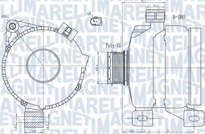 Alternator MAGNETI MARELLI 063731967010