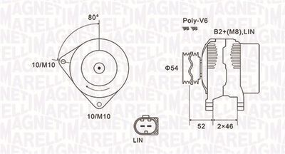 Alternator MAGNETI MARELLI 063731970010