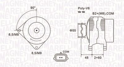 Alternator MAGNETI MARELLI 063731974010