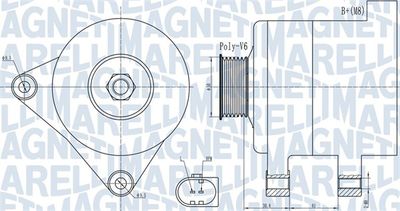 Alternator MAGNETI MARELLI 063731985010