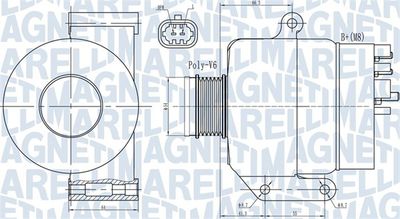 Alternator MAGNETI MARELLI 063731987010