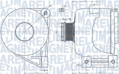 Alternator MAGNETI MARELLI 063731988010