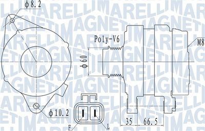 Alternator MAGNETI MARELLI 063732010010