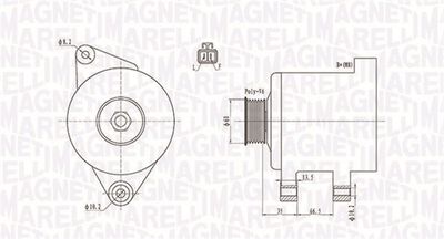 Alternator MAGNETI MARELLI 063732017010