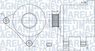 Alternator MAGNETI MARELLI 063732091010