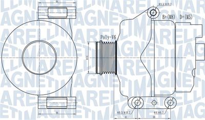 Alternator MAGNETI MARELLI 063732132010