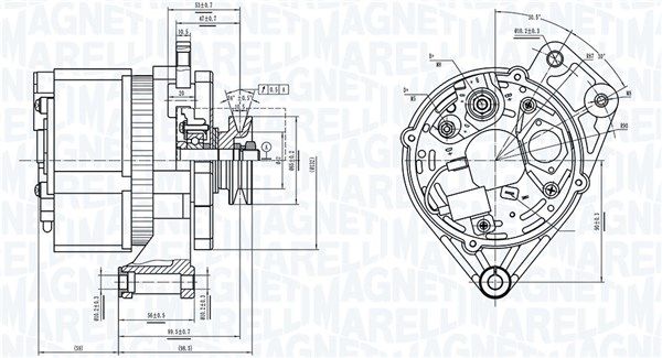 MAGNETI MARELLI 063739061010 Alternator