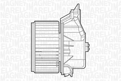 Interior Blower MAGNETI MARELLI 069412528010