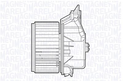 Interior Blower MAGNETI MARELLI 069412657010