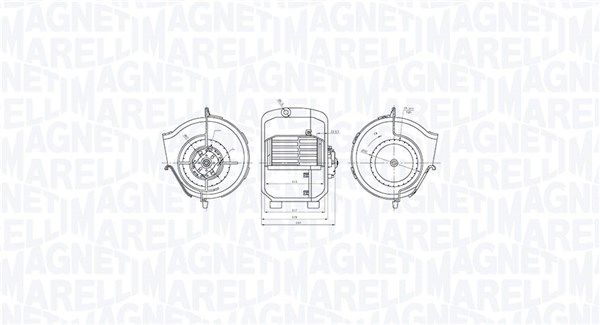 MAGNETI MARELLI 069412758010 Interior Blower