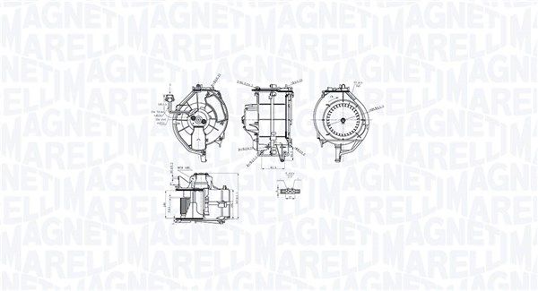 MAGNETI MARELLI 069412759010 Interior Blower