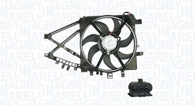 Fan, engine cooling MAGNETI MARELLI 069422712010