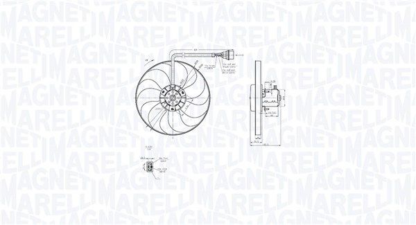 MAGNETI MARELLI 069422877010 Fan, engine cooling