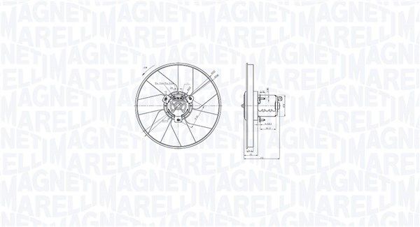 MAGNETI MARELLI 069422885010 Fan, engine cooling