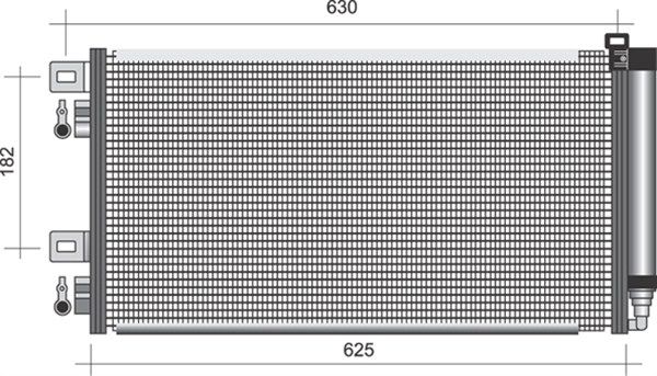 MAGNETI MARELLI 350203275000 Condenser, air conditioning