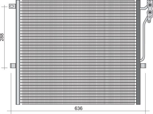 MAGNETI MARELLI 350203354000 Condenser, air conditioning