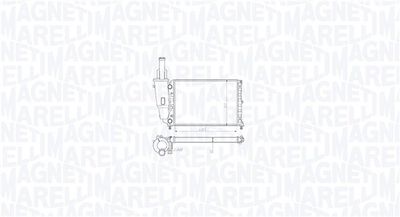 Radiator, engine cooling MAGNETI MARELLI 350213212100