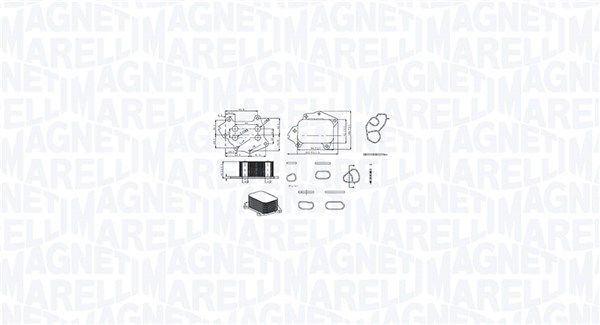 MAGNETI MARELLI 350300002700 Oil Cooler, engine oil