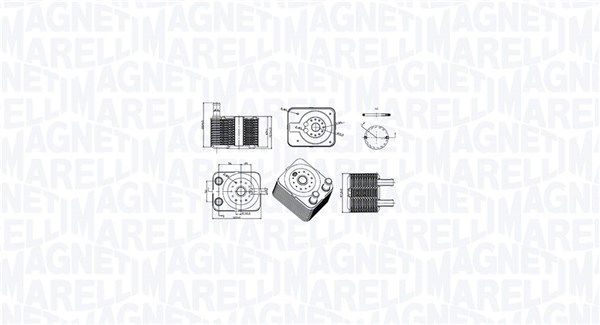 MAGNETI MARELLI 350300003100 Oil Cooler, engine oil