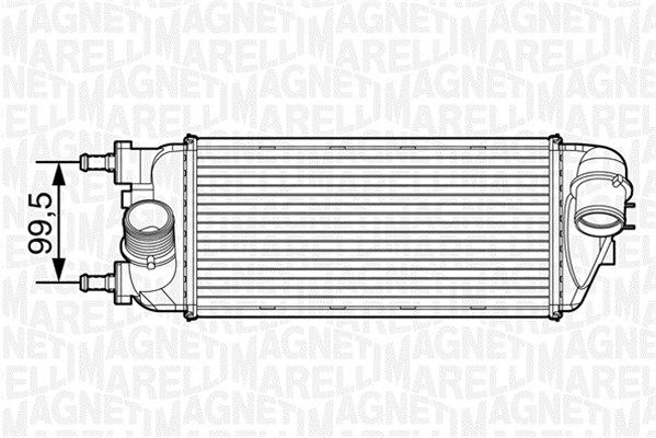 MAGNETI MARELLI 351319201500 Charge Air Cooler