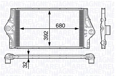 Charge Air Cooler MAGNETI MARELLI 351319201870