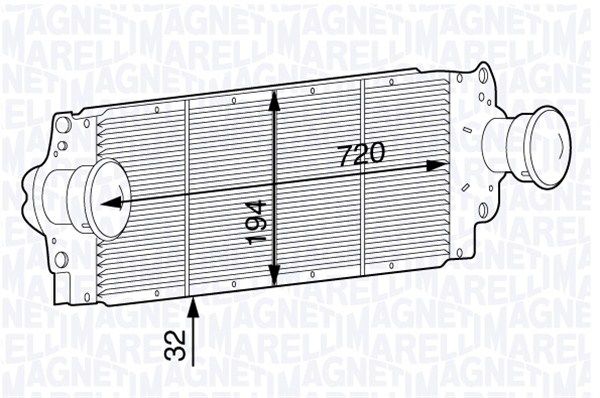 MAGNETI MARELLI 351319201950 Charge Air Cooler