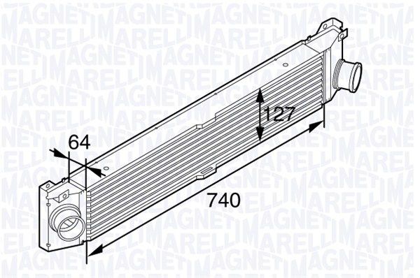 MAGNETI MARELLI 351319201990 Charge Air Cooler