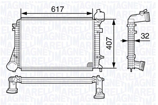 MAGNETI MARELLI 351319202000 Charge Air Cooler