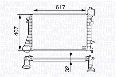 Charge Air Cooler MAGNETI MARELLI 351319202010