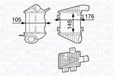 Charge Air Cooler MAGNETI MARELLI 351319202190
