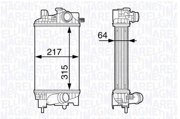 MAGNETI MARELLI 351319203020 Charge Air Cooler