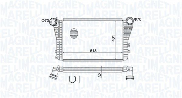 MAGNETI MARELLI 351319204030 Charge Air Cooler