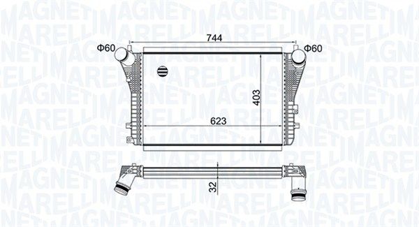 MAGNETI MARELLI 351319204050 Charge Air Cooler