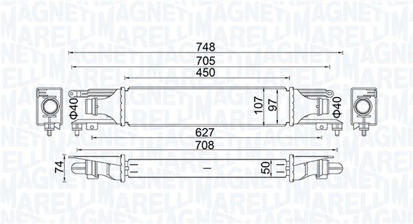 MAGNETI MARELLI 351319204130 Charge Air Cooler