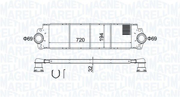 MAGNETI MARELLI 351319204200 Charge Air Cooler