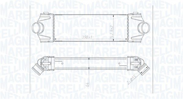 MAGNETI MARELLI 351319204320 Charge Air Cooler