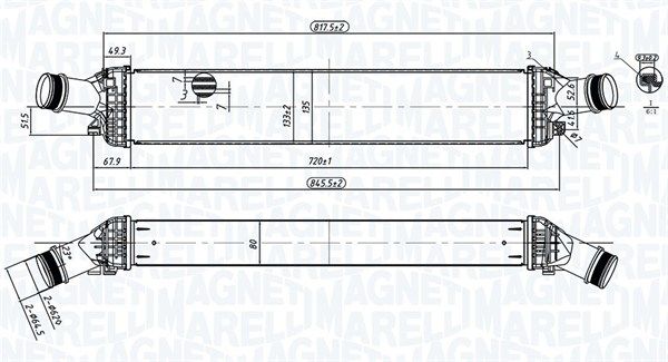 MAGNETI MARELLI 351319204430 Charge Air Cooler