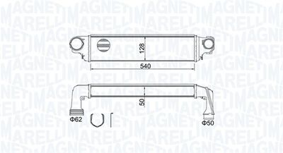 Charge Air Cooler MAGNETI MARELLI 351319204590