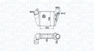 Charge Air Cooler MAGNETI MARELLI 351319204740