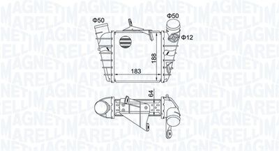 Charge Air Cooler MAGNETI MARELLI 351319204750
