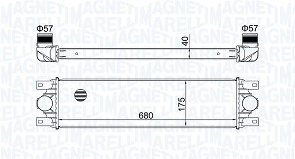 MAGNETI MARELLI 351319204780 Charge Air Cooler