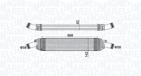 MAGNETI MARELLI 351319204820 Charge Air Cooler