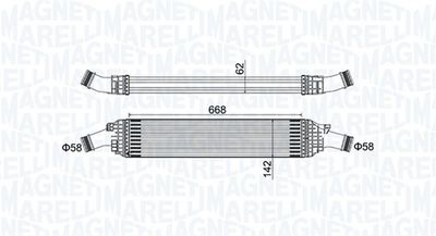 Charge Air Cooler MAGNETI MARELLI 351319204820