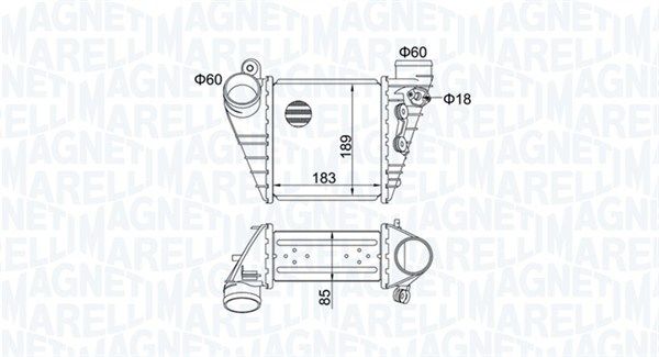 MAGNETI MARELLI 351319204830 Charge Air Cooler