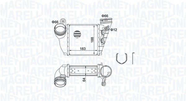 MAGNETI MARELLI 351319204870 Charge Air Cooler