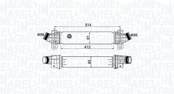 MAGNETI MARELLI 351319204970 Charge Air Cooler