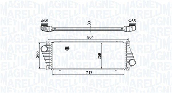 MAGNETI MARELLI 351319205020 Charge Air Cooler